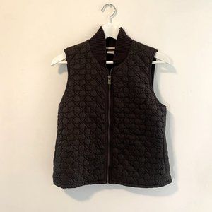 Michael Kors Brown Quilted Puffer Vest M